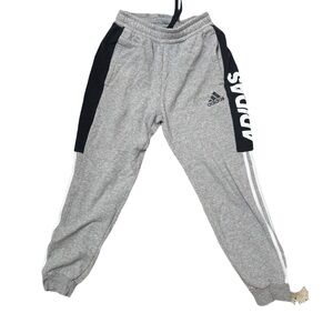 Adidas Kids Gray and Black Joggers